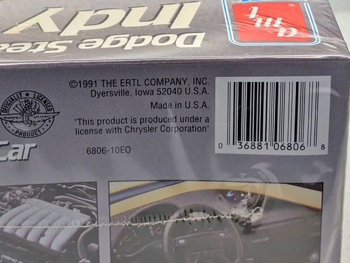 1/25 SCALE AMT 1991 DODGE STEALTH INDY 500 OFFICIAL CAR PLASTIC MODEL KIT - 第 3/4 張圖片