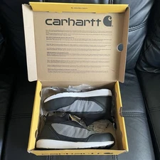 NWB Carhartt Haslett FS2481-M Nano Toe Work Shoes Sneaker Black Gray Men's US 10