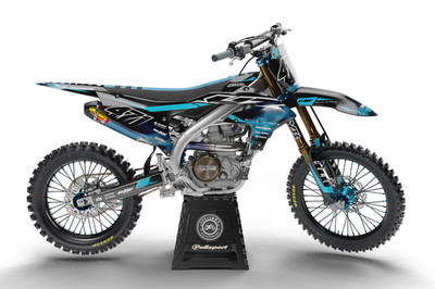 CustomMX: Grafik Kit passend für alle Yamaha YZ YZF WR WRF Modelle 85 12 250 450 426