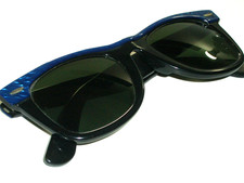 VINTAGE B L RAY-BAN L1723 UUAS BLUE PEARL STREET NEAT G15 WAYFARER SUNGLASSES