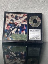 Rick Mirer Record Breaker Signed Plaque (453 of 1994) Seattle Seahawks Autograph
