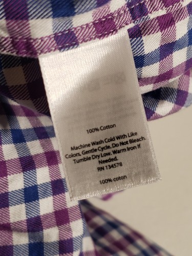 Vineyard Vines Herren Gr. XL kariert Classic Fit Tucker Hemd Langarm - Bild 7 von 7