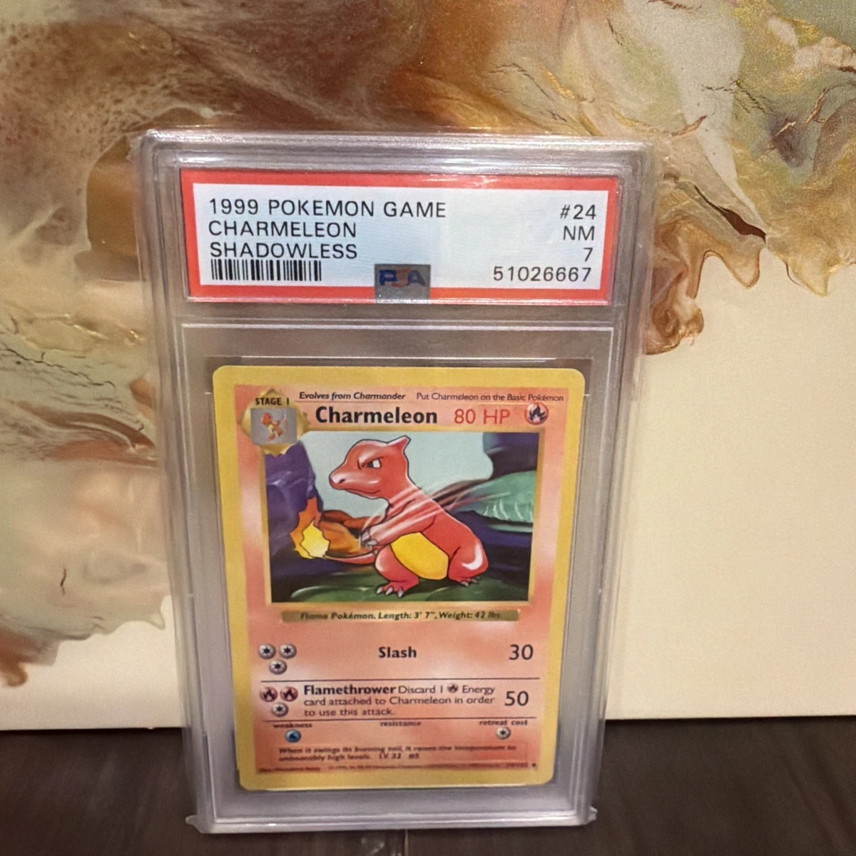 Charmeleon Pokémon TCG Shadowless Individual Collectible Card Game