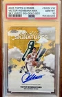 Victor Wembanyama 2025-26 Topps Chrome Sky-Write Gold Refractor Auto /50 PSA 10
