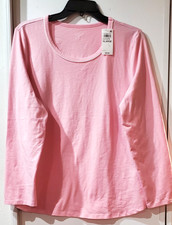 Charter Club Women's Cotton Blend Long Sleeve Lounge/Pajama Top ONLY X-Large