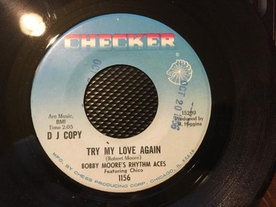 Bobby Moore & The Rhythm Aces - Try My Love Again (7'', S/Sided, Single, Promo) (