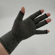 IMAK Compression Arthritis Gloves Fingerless Size LARGE Mens Womens Joint Pain