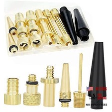 High-Grade Brass Valve Adapter - Bicycle Tire Valve Adapter 1632Pcs