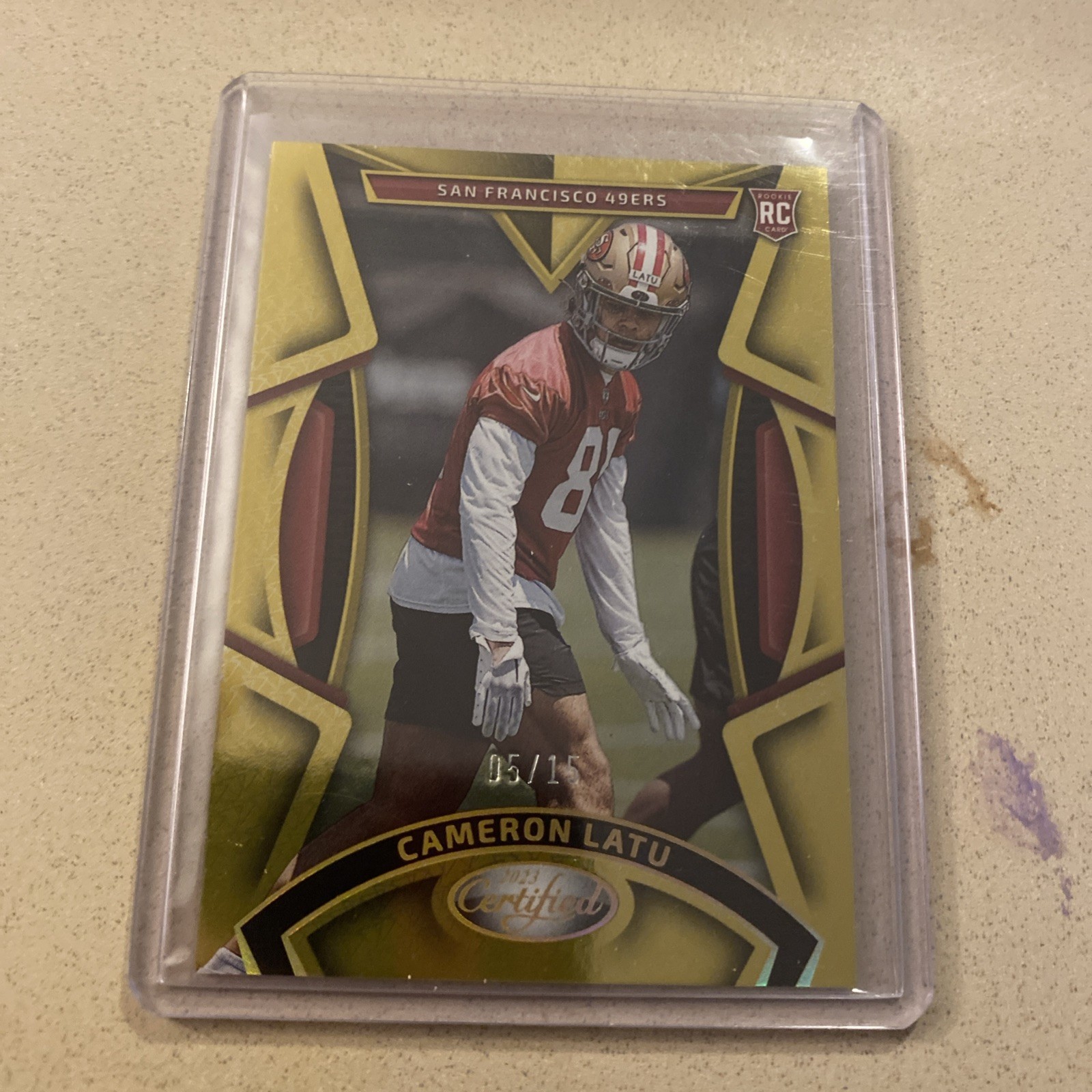 Cameron Latu Panini Certified #188 Mirror