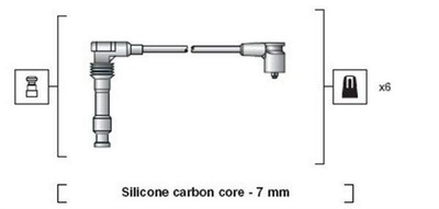 MAGNETI MARELLI 941318111050 Zündkabelsatz Zündleitungssatz