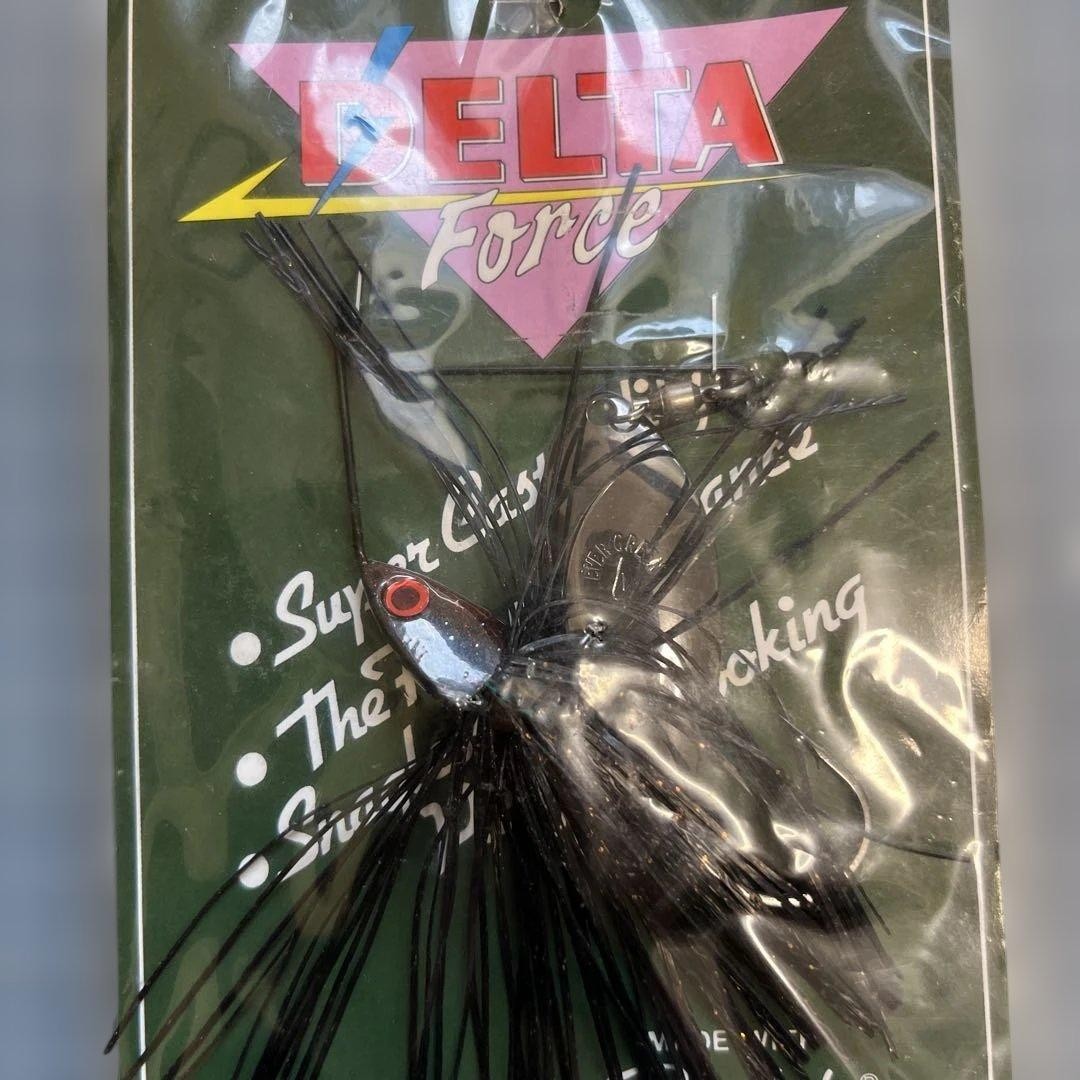 Evergreen Delta Force Limited Black Hard Lure, Fishing Spinnerbait, New - Image 2