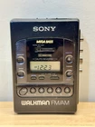 New ListingVTG Sony Walkman Cassette WM-F2085 Black 90s AM/FM Radio - New Belt - TESTED
