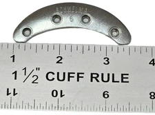 Cowboy Metal Heel Plates By SCHWELMA #6 for Shoes & Boots with Nails