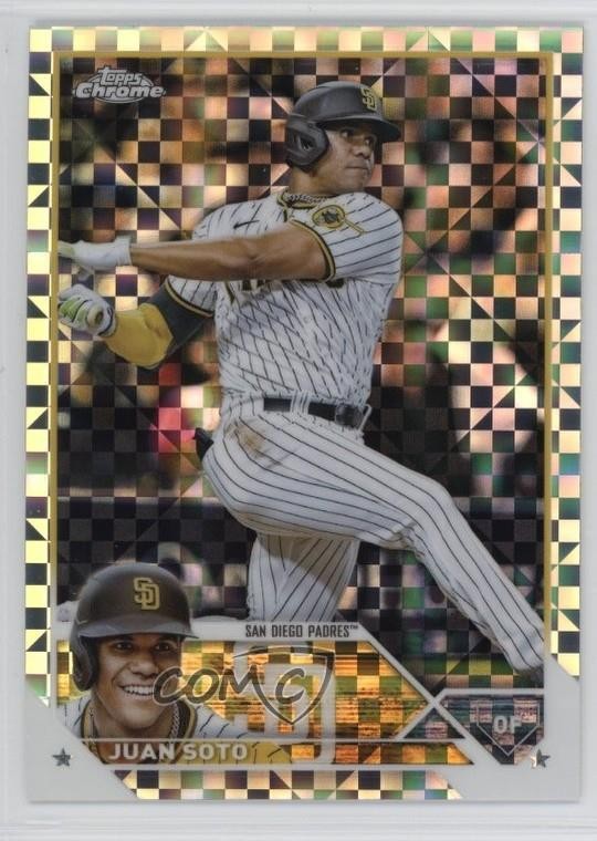 2023 Topps Chrome X-Fractor Juan Soto #100 15t1