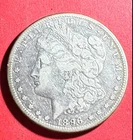 1896S US Morgan SILVER Dollar! Lower Mintage! VF! Semi Key Date!