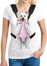 Pet Dog Carrier Backpack Adjustable Dog Front Carrier, Legs Out Easy-Fit Dog Tra