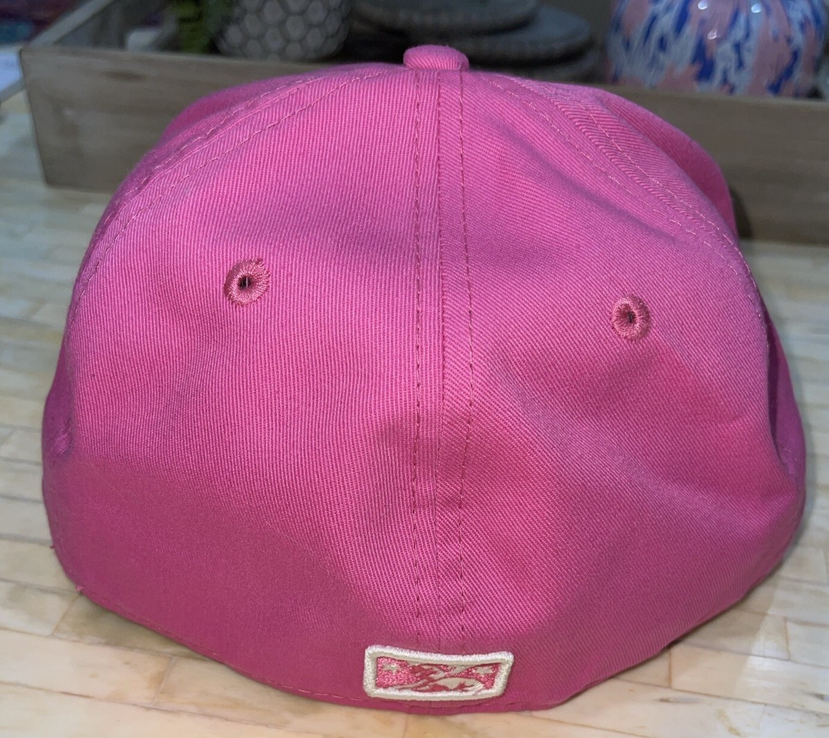 New Era 59Fifty 7 1/4 Los Angeles Dodgers Hat 5950 Fitted Pink MLB