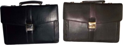 Women's leather briefcase business case attaché case handbag new business bag