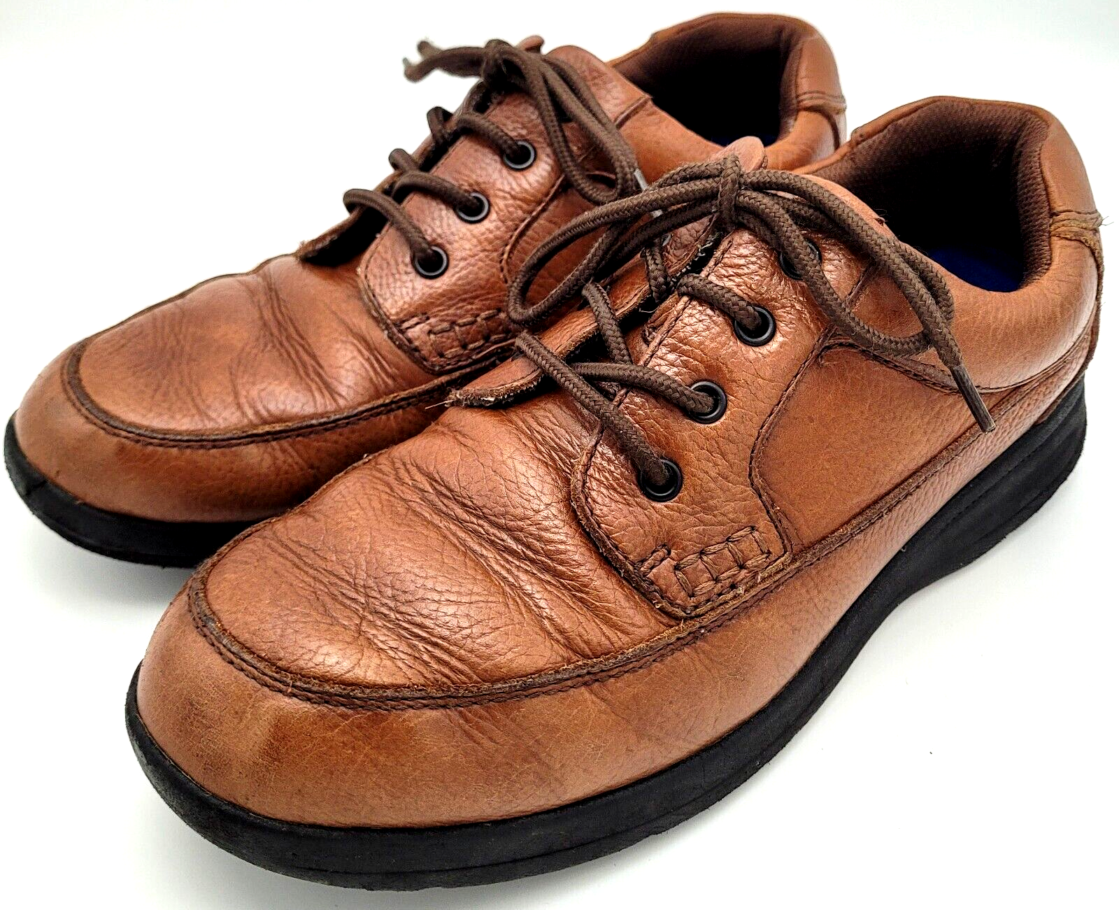 SAOLA Nunn Bush Cam Moc Toe Oxford Style 84694 222 colore cognac cadente uomo taglia 11 5