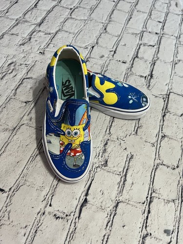 Vans SpongeBob SquarePants x Classic Slip-On 'AlohaBob' Size US M3.5-W5 - Picture 4 of 13