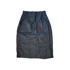 Linda Allard Ellen Tracy Silk Pencil Skirt Womens Size 8 zip Hook 27X27