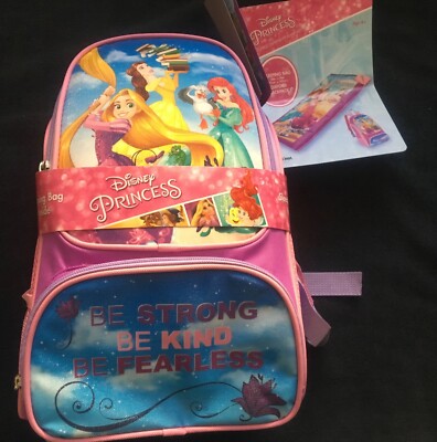 Exxel Outdoors DISNEY PRINCESS 2 Pc. Sleeping Bag & Backpack Set
