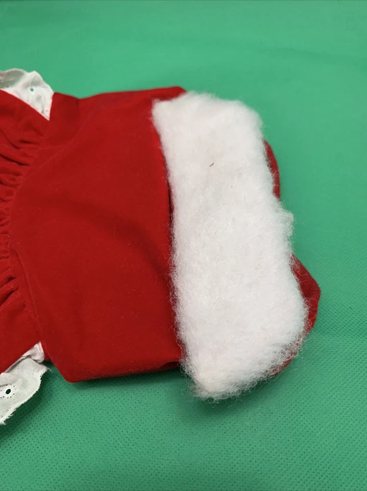 Красный бархат собаки платье собаки костюм Dogwear Рождество Xmas праздник размер маленький кг - Изображение 4 из 4