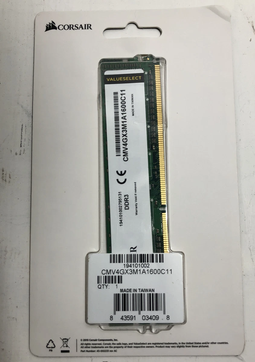 Corsair cmv4gx3m1a1600c11 shop