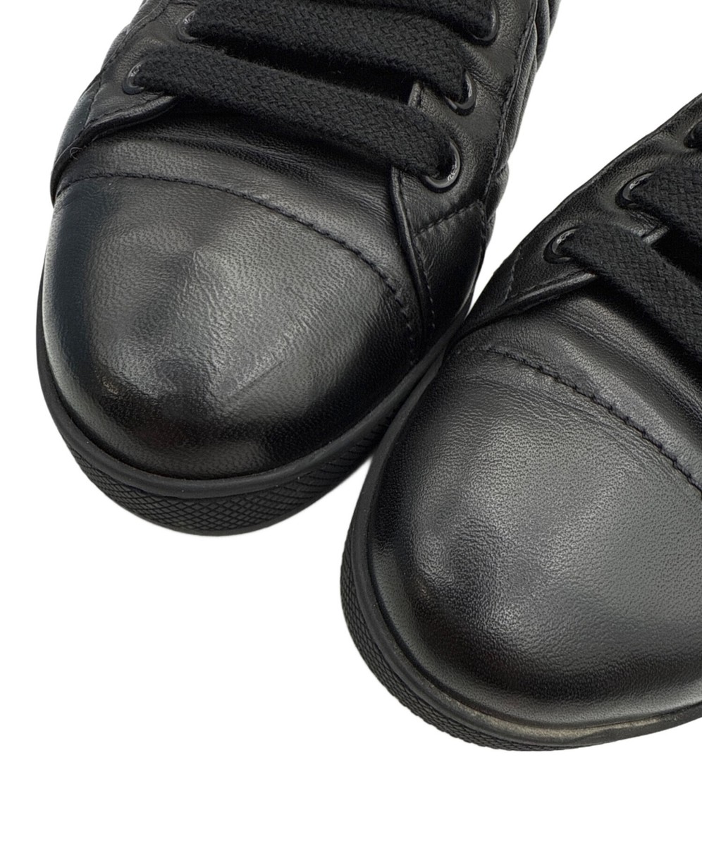 Prada Size 36 Women's Lace Up Leather Flats Sneakers in