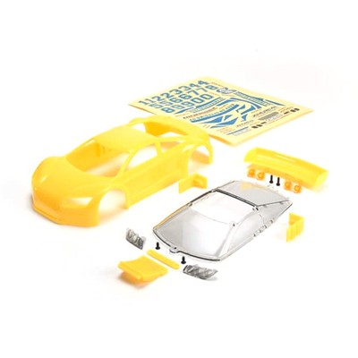 PN Racing JOMUREMA 1/27 RC Mini-Z GT01 Car Body Set Yellow #JOM280355