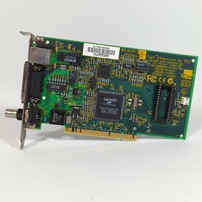 3Com 3C905B Fast EtherLink XL PCI BNC RJ45 AUI 10/100 PCI NIC Ethernet Netzwerk