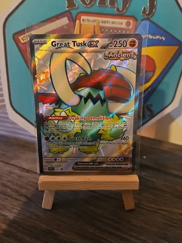 Pokemon TCG - SVP 072 Great Tusk Ex 072 Black Star Promo - Paldean Fates - Imagen 12 de 12