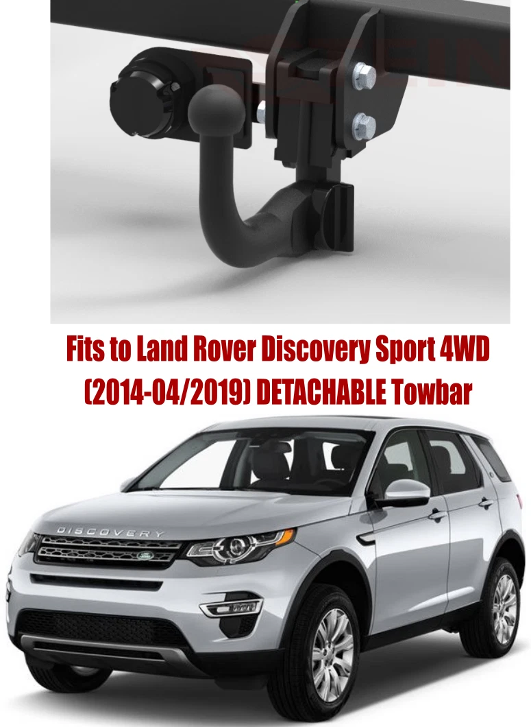 DETACHABLE Tow Bar For LAND ROVER Discovery Sport 2014 2019 NO ELECTRICS L105