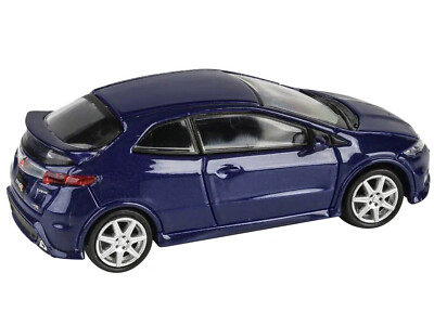 2007 HONDA CIVIC TYPE R FN2 BLUE 1/64 DIECAST MODEL CAR BY PARAGON