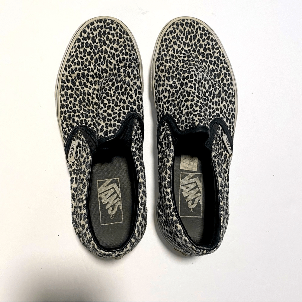 VANS classic slip on moccasins sneakers loafers Mini Leopard  display picture 2