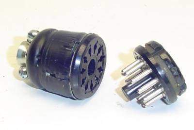 TRADITIONAL COLLINS S-LINE 516F-2 MADE IN THE USA 11 PIN CONNECTORS