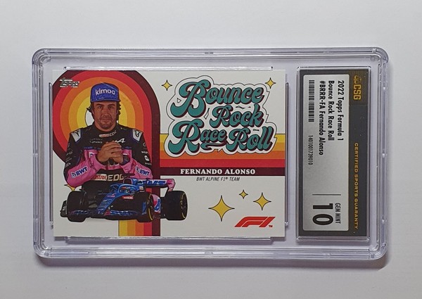 2022 Topps Formula 1 Bounce Rock Race Roll Fernando Alonso CSG 10