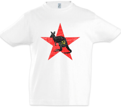 Soviet Kangaroo Kids Boys T-Shirt Socialism Communism Socialist Fun Union