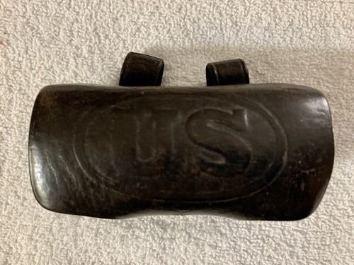Antique 1866-1897 Indian War US Ammo Pouch - 第 1/3 張圖片