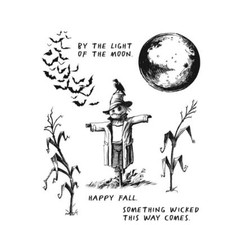 Tim Holtz Stampers Anonymous "THE SCARECROW" Rubber Cling Stamp Set 2022