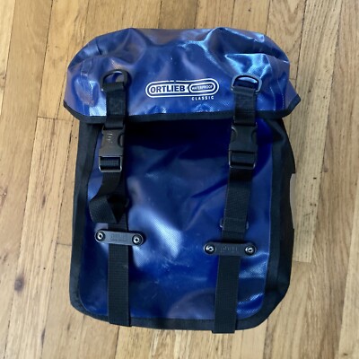 Ortlieb Classic Bike Pannier Bag - Single - Waterproof - Blue Black