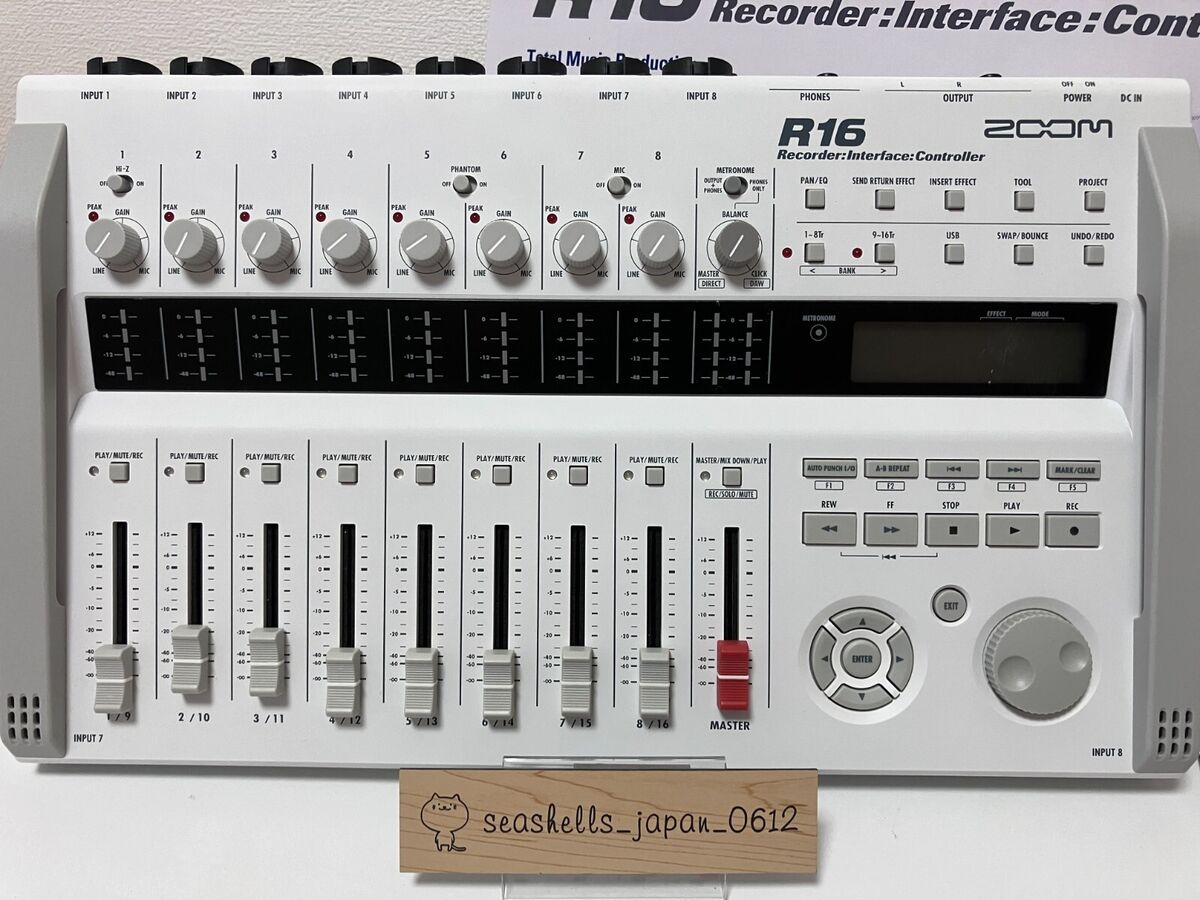 Zoom R16 Recorder Interface Controller Multitrack Used Free Zoom R16 Recorder Interface Controller Multitrack Used Free