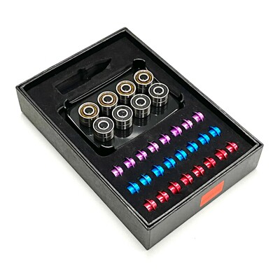 TRUREV INLINE SKATE BEARINGS KIT. CERAMIC. 16 BEARING TOTAL.