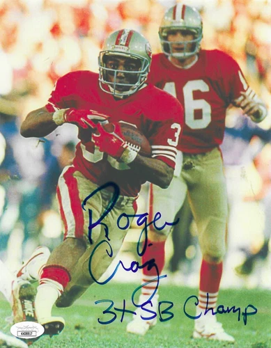 Roger Craig San Francisco 49ers  Autographed Signed 8x10 Photo JSA COA 17