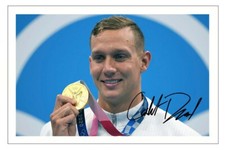 CAELEB DRESSEL Signed Autograph PHOTO Gift Signature Print OLYMPICS Swimming