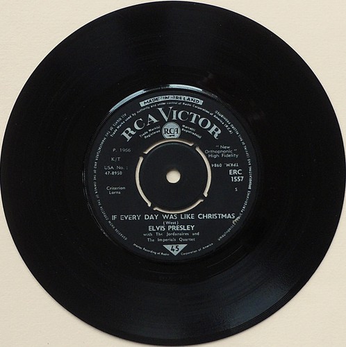 Elvis Presley ~ If Every Day Was Like Christmas ~ 1966 Irish 7" ~ Ireland ~ VG+ - Picture 3 of 4
