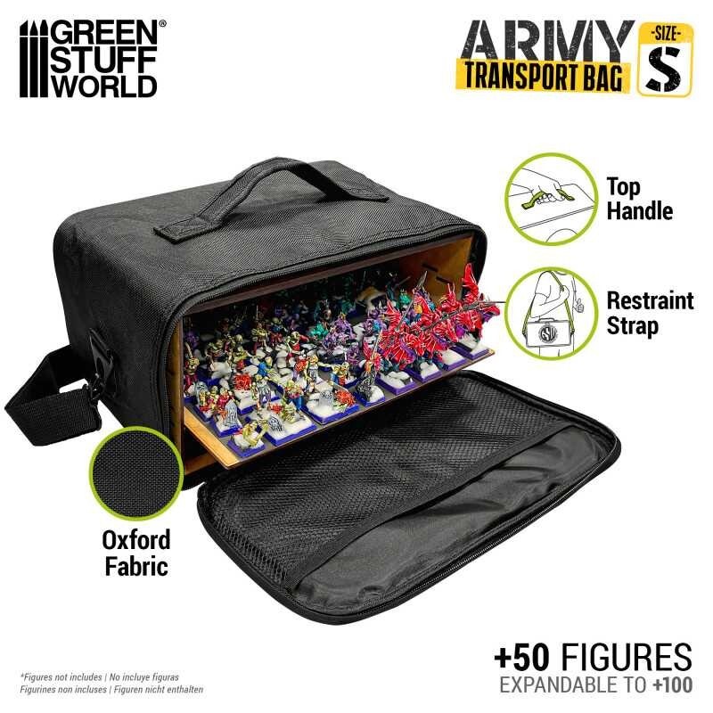 Army Transport Bag - S - Wargame Miniatures case compatible TOW