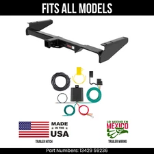 For 99-00 Lexus RX300 Trailer Hitch 4Way Wiring Harness Kit Fits All Models Curt