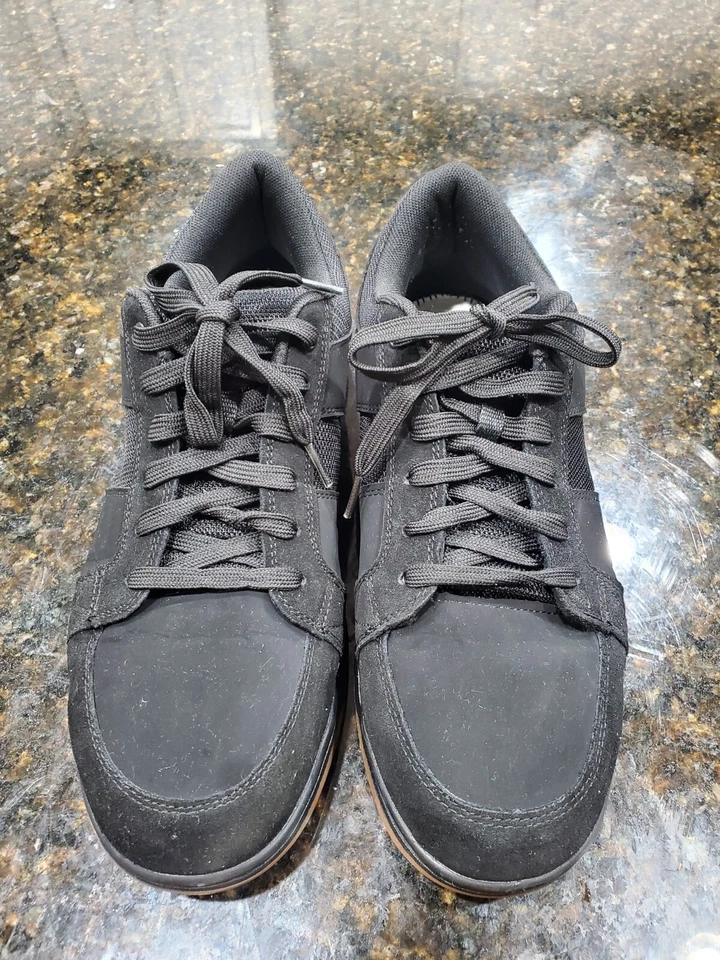 Кроссовки мужские Braaha черная кожа верх на шнуровке кожа противоскользящие размер США 11 - Изображение 3 из 4