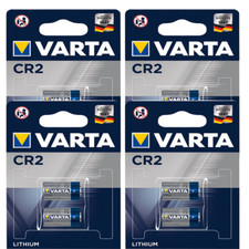 4 X Varta Professional Lithium Photo-Batterie CR2 920mAh 3V Dans Un Blister De 2